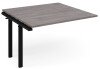 Dams Adapt Boardroom Table Add On Unit 1200 x 1200mm - Grey Oak
