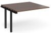 Dams Adapt Boardroom Table Add On Unit 1200 x 1200mm - Walnut