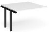 Dams Adapt Boardroom Table Add On Unit 1200 x 1200mm - White