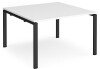 Dams Adapt Square Boardroom Table 1200 x 1200mm - White