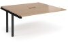 Dams Adapt Boardroom Table Add On Unit 1600 x 1600mm with Central Cutout 272 x 132mm - Beech