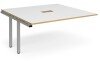 Dams Adapt Boardroom Table Add On Unit 1600 x 1600mm with Central Cutout 272 x 132mm