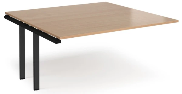 Dams Adapt Boardroom Table Add On Unit 1600 x 1600mm - Beech