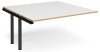 Dams Adapt Boardroom Table Add On Unit 1600 x 1600mm - White/Oak