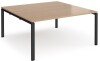 Dams Adapt Square Boardroom Table 1600 x 1600mm - Beech