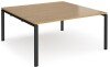 Dams Adapt Square Boardroom Table 1600 x 1600mm - Oak
