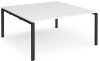 Dams Adapt Square Boardroom Table 1600 x 1600mm - White