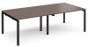 Dams Adapt Rectangular Boardroom Table 2400 x 1200mm - Walnut