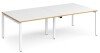 Dams Adapt Rectangular Boardroom Table 2400 x 1200mm