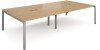 Dams Adapt Rectangular Boardroom Table 3200 x 1600mm with 2 Cutouts 272 x 132mm