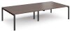 Dams Adapt Rectangular Boardroom Table 3200 x 1600mm - Walnut