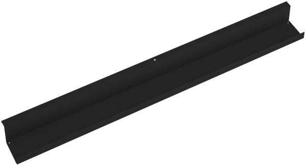 Dams Single Desk Cable Tray for Adapt and Fuze desks for use with 1400mm desktops - Black