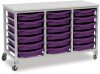 Monarch 18 Shallow Tray Unit - Purple