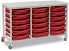 Monarch 18 Shallow Tray Unit - Red
