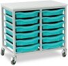 Monarch 12 Shallow Tray Unit - Turquoise
