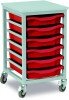 Monarch 6 Shallow Tray Unit - Red