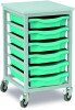 Monarch 6 Shallow Tray Unit - Turquoise