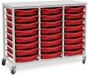 Monarch 24 Shallow Tray Unit - Red