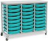 Monarch 24 Shallow Tray Unit - Turquoise