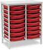Monarch 16 Shallow Tray Unit - Red