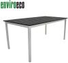 Gopak Enviro Eco Jet Black Outdoor Table - 1800mm x 675mm