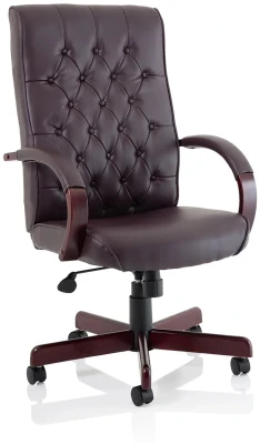 Dynamic Chesterfield Bonded Leather with Arms
