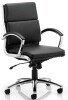 Dynamic Classic Medium Back Bonded Leather Chair - Black
