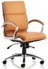 Dynamic Classic Medium Back Bonded Leather Chair - Tan