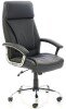 Dynamic Penza Bonded Leather Chair - Black