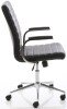 Dynamic Ezra Bonded Leather Chair - Black