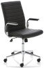 Dynamic Ezra Bonded Leather Chair - Black