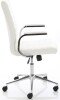 Dynamic Ezra Bonded Leather Chair - White