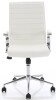 Dynamic Ezra Bonded Leather Chair - White