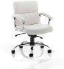 Dynamic Desire Medium Back Bonded Leather Executive Chair - White