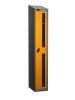 Probe Single Compartment Vision Panel Single Nest Locker - 1780 x 305 x 305mm - Yellow (RAL 1004)