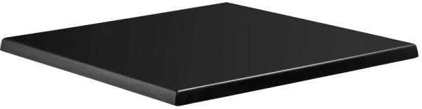 Zap Endura Square Table Top - 700 x 700mm - Black