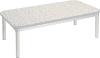 Gopak Enviro Silver Frame Coffee Table - Rectangular 1200 x 600mm - Ailsa