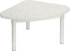 Gopak Enviro Silver Frame Coffee Table - Quadrant 600 x 600mm - Ailsa