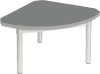 Gopak Enviro Silver Frame Coffee Table - Quadrant 600 x 600mm - Storm