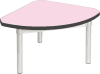 Gopak Enviro Silver Frame Coffee Table - Quadrant 600 x 600mm - Lilac