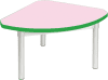Gopak Enviro Silver Frame Coffee Table - Quadrant 600 x 600mm - Lilac