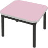 Gopak Enviro Silver Frame Coffee Table - Square 600 x 600mm - Lilac