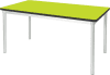 Gopak Enviro Rectangular Classroom Tables - (W) 1200 x (D) 600mm - Acid Green