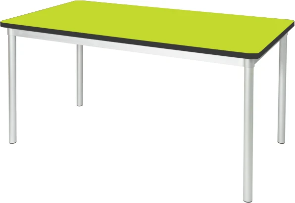 Gopak Enviro Rectangular Classroom Table - (W) 1400 x (D) 750mm - Acid Green
