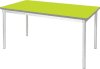 Gopak Enviro Rectangular Classroom Tables - (W) 1200 x (D) 600mm - Acid Green