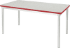 Gopak Enviro Rectangular Classroom Tables - (W) 1200 x (D) 600mm - Snow Grit