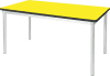 Gopak Enviro Rectangular Classroom Tables - (W) 1200 x (D) 600mm - Yellow