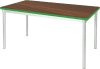 Gopak Enviro Rectangular Classroom Table - (W) 1400 x (D) 750mm - Teak