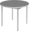 Gopak Enviro Silver Frame Coffee Table - Round 600mm Diameter - Storm