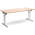 Dams Rectangular Folding Table - 1800 x 800mm